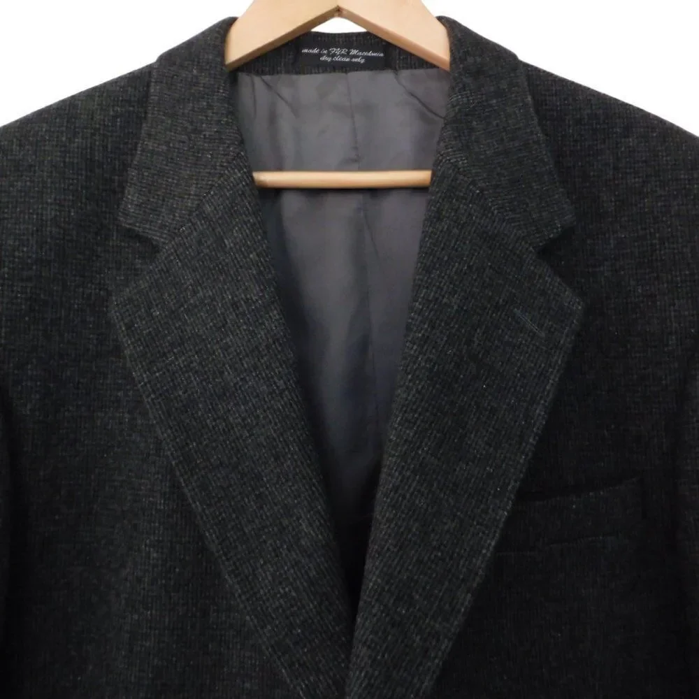 Camel Hair Sport‎ Coat Mens 44R Gianfranco Ruffini Italy Gray Tweed